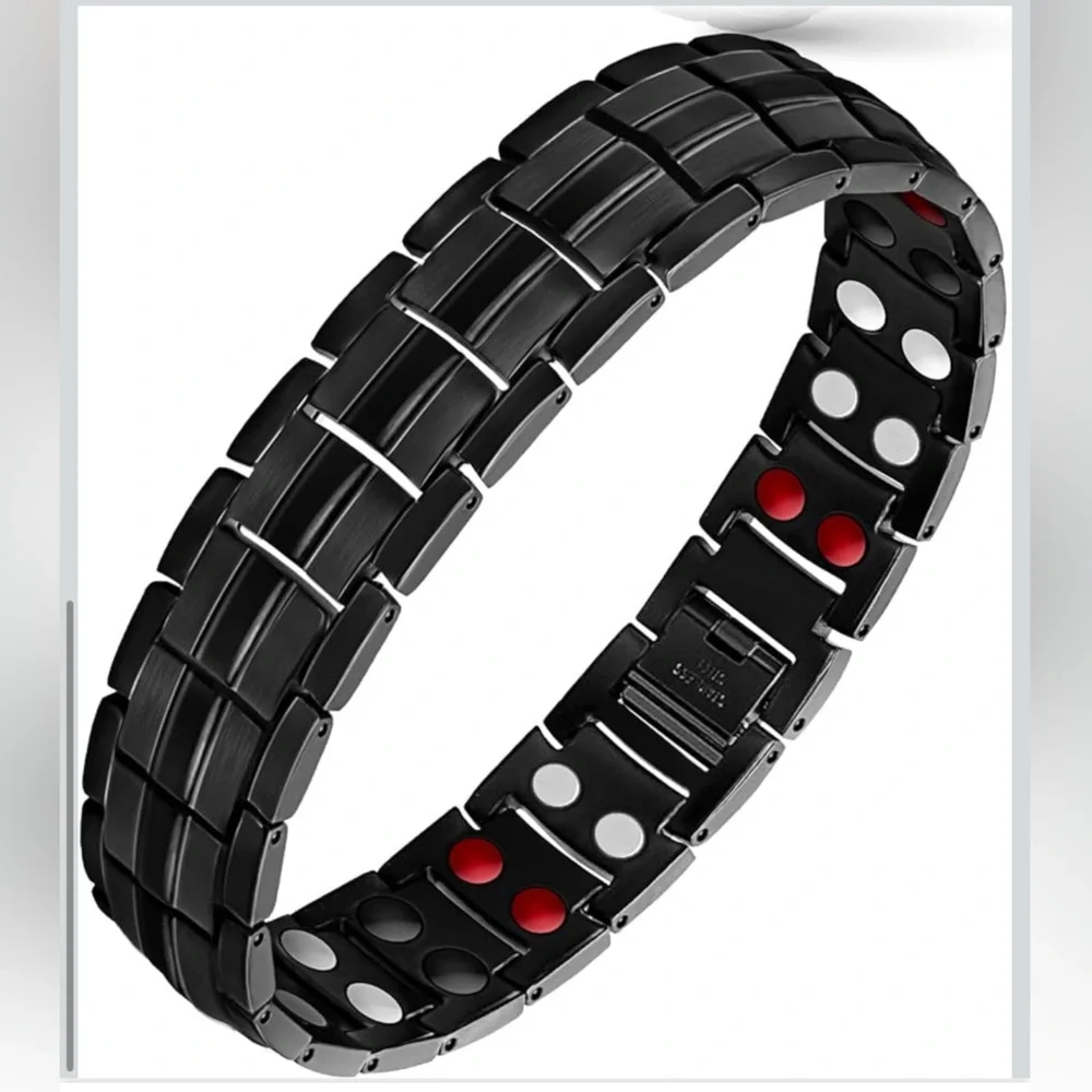 Magnetic Lymphatic Drainage Bracelet - Black